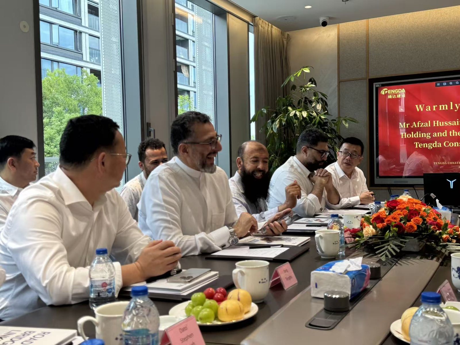 Talks with Tengda Construction, China, September 2025