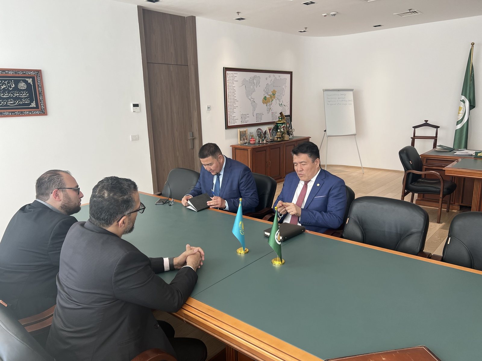 Meeting in the IOFS Director General's office, Astana, June 2023