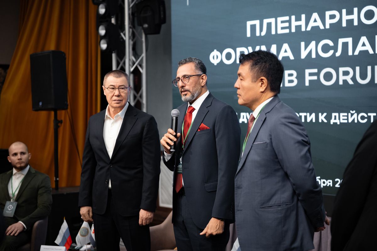 Afzal at the MAIB plenary forum in Saransk